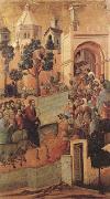 Duccio di Buoninsegna Christ Entering Jerusalem (mk08) oil painting on canvas